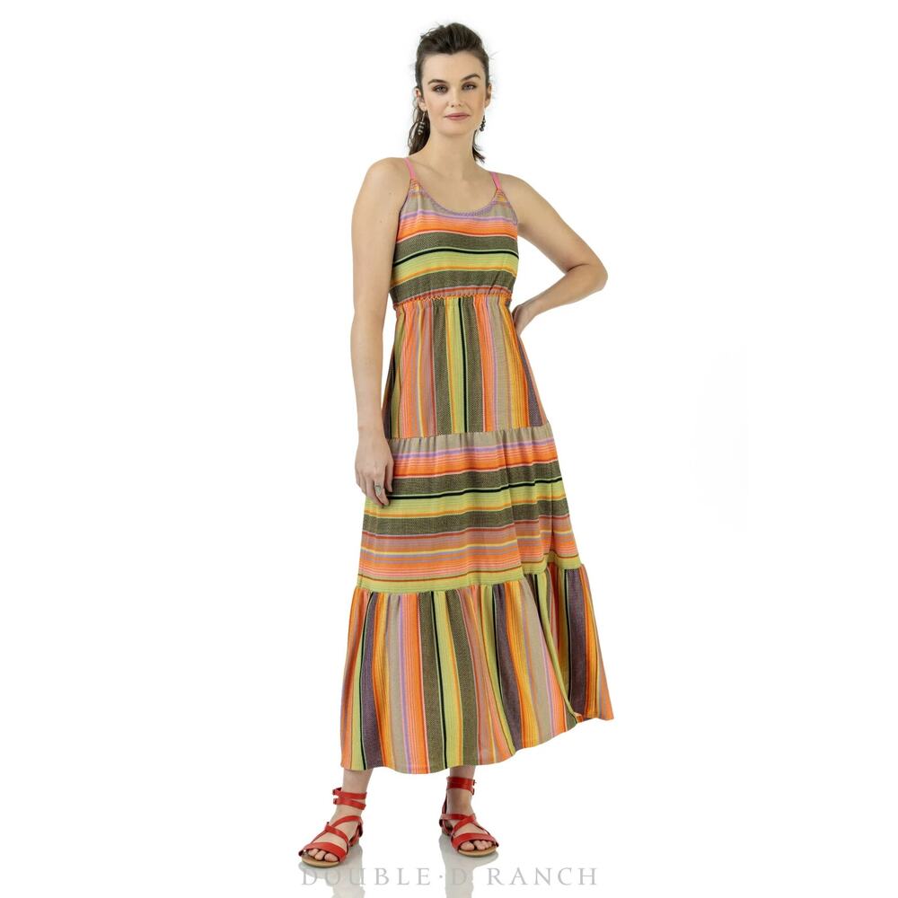 Double D Ranch Desperado Serape Maxi Dress NWT XL Knit Multicolored Boho - Picture 12 of 16